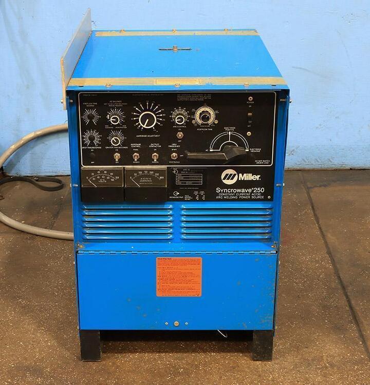 MILLER SYNCROWAVE 250 Welders, Tig | Fabricating & Production Machinery, Inc.